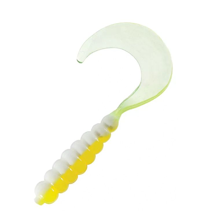 Kalin&#39;s Triple Threat Grub 2&quot; 10pk, Color: Acid Rain