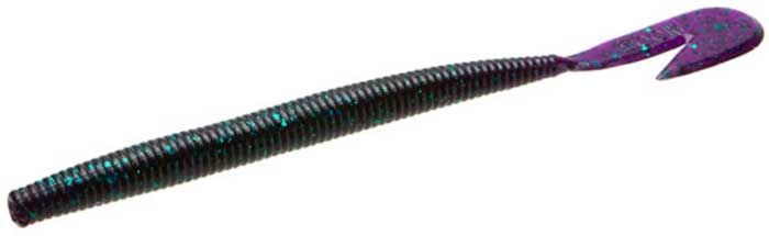 Zoom Ultra-Vibe Speed Worm 6&quot;, Color: June Bug