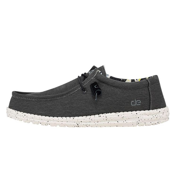 Hey Dude Wally Stretch Canvas, Color: Black, Size: 9