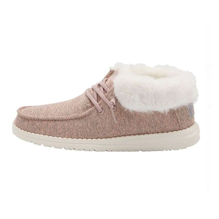 Hey Dude YTH Britt , Color: Stretch Fleece Pink, Size: 11