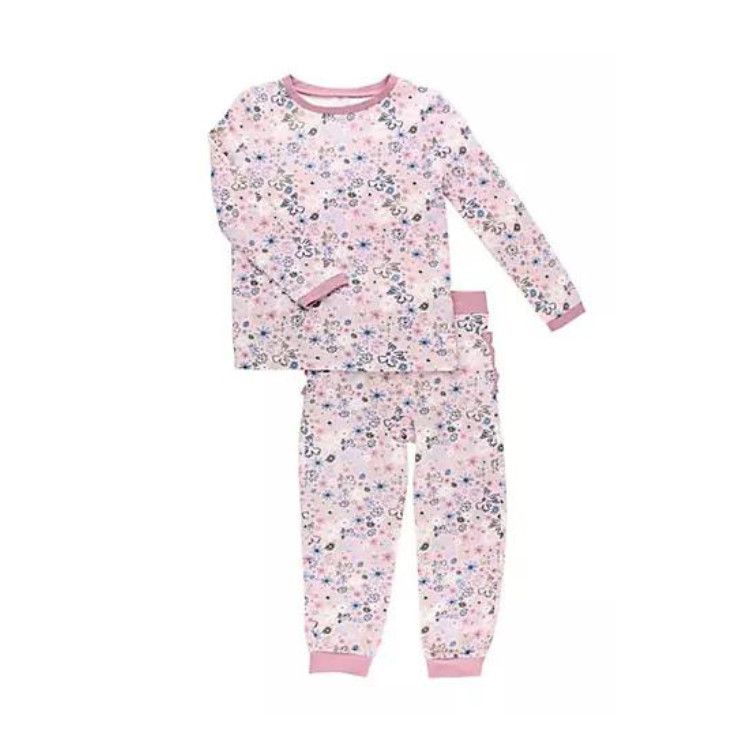 Rufflebutts Starflower Dreams 2pc Ruffled Pajamas, Size: 2T