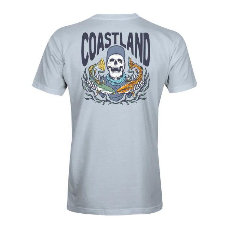 Coastland Endless Catch SS Tee, Color: Light Blue, Size: SM