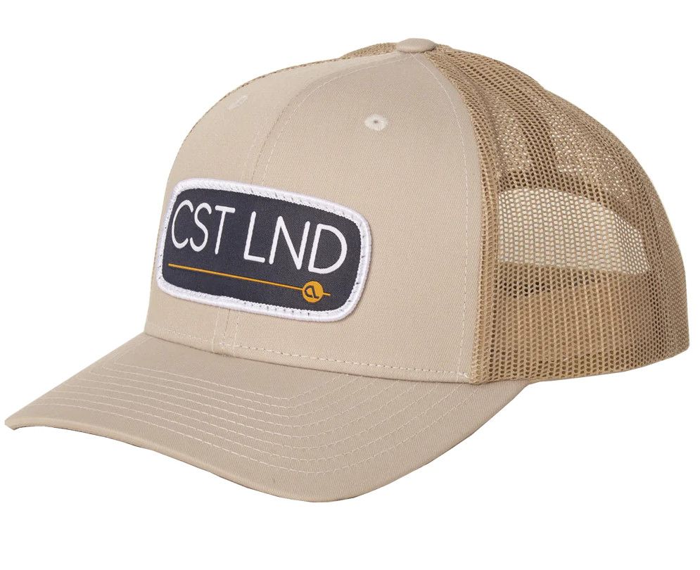Coastland Arrow Trucker Hat, Color: Khaki