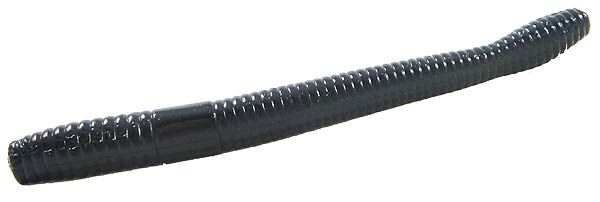 Zoom Magnum Finesse Worm, Color: Black