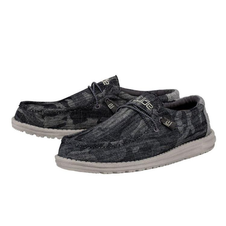 Hey Dude Wally Camo Tweed, Size: 8