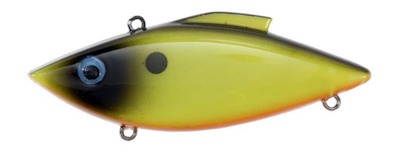 Rat L Trap 1/2 oz, Color: Chartreuse Black