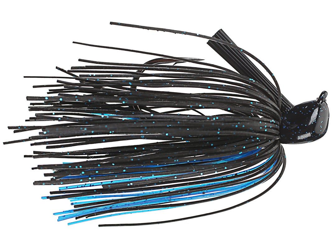 Strike King Tour Grade Skipping Jig (3/8 oz), Color: Black Blue