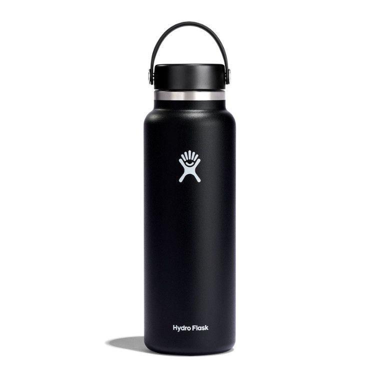 Hydro Flask 40oz Wide Mouth Flex Cap , Color: Black