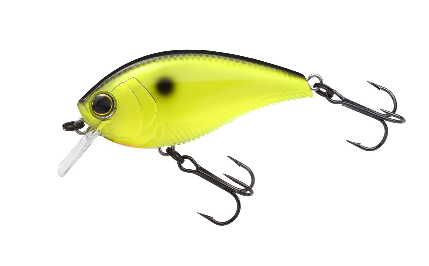 Yo-Zuri 3DB Crank 1.5 Squarebill , Color: Black Back Chartreuse