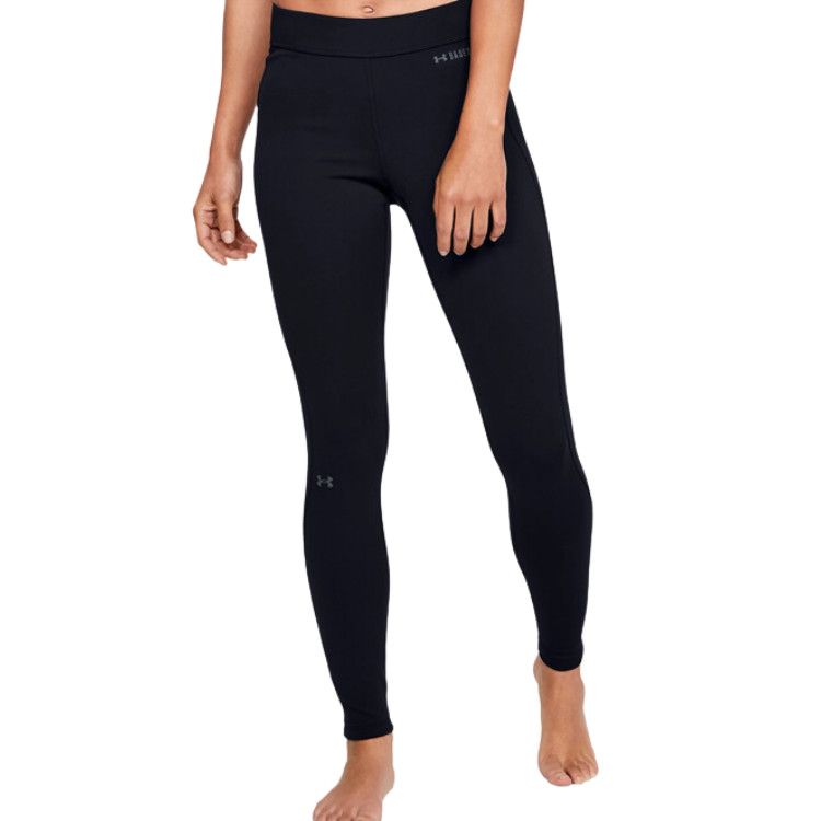 Under Armour Women's Packaged Base 2.0 Legging Black / Pitch Gray, Size: SM