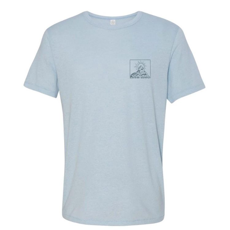 Savage Supply The Ridge SS Tee, Color: Blue Sky, Size: SM