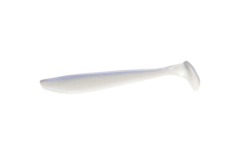 Zoom 4" Boot Tail Fluke, Color: Albino