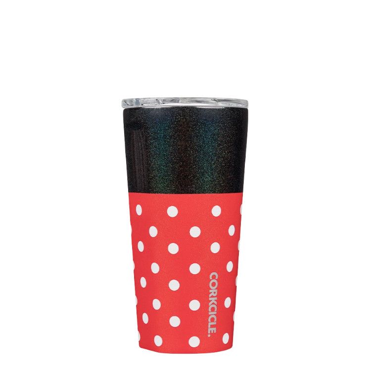 Corkcicle 16oz Tumbler Disney, Color: Minnie Polka Dot Red