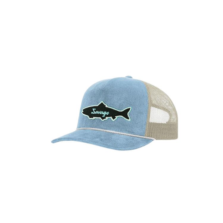Savage Supply Locked Character Hat, Color: Lt Blue / Sand