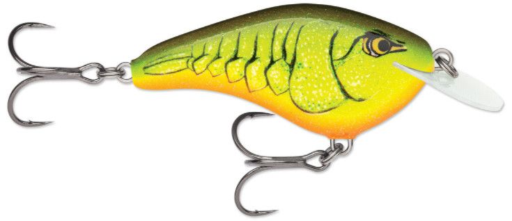 Rapala Ott's OGS, Color: Chart Rootbeer Crawdad