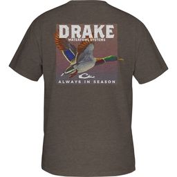 Drake Mallard In Flight SS Tee