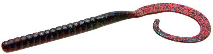 Zoom Ol' Monster Worm, Color: Plum Apple