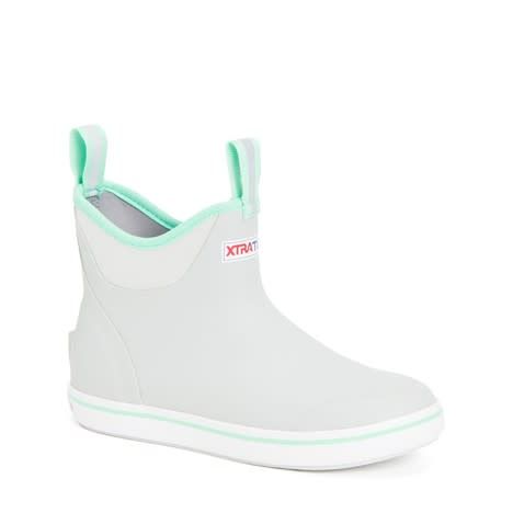 Xtratuf Women's 6" Ankle Deck Boots, Color: Gray, Size: 5