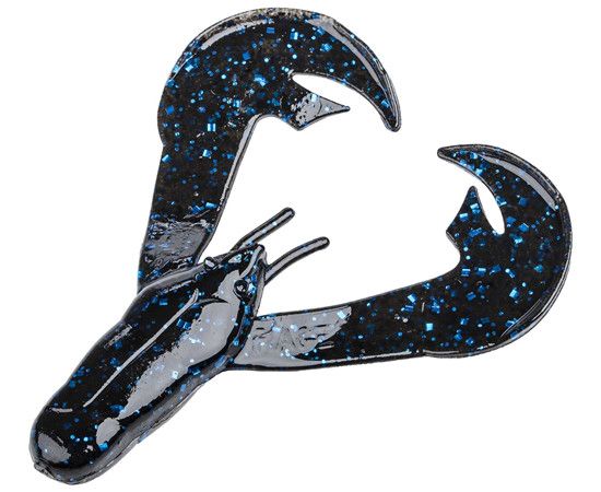 Strike King Rage Chunk 3", Color: Black Blue Flake