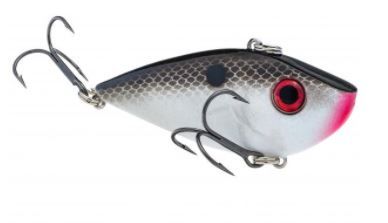Strike King 1/2 oz. Red Eyed Shad, Color: Chrome Black