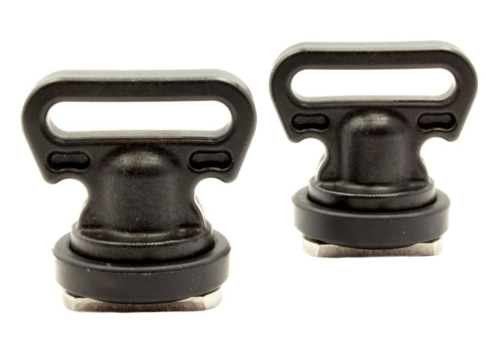 YakAttack Vertical Tie Downs, Track Mount, 2 pack, Color: Black (AAP-1025)