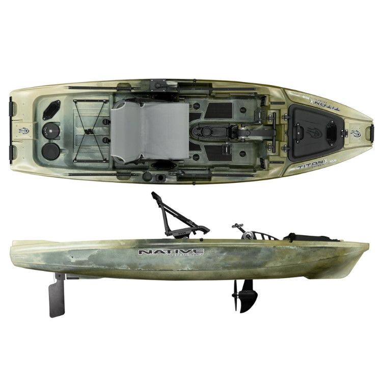 Native Titan X , Color: Hidden Oak, Size: 10.5
