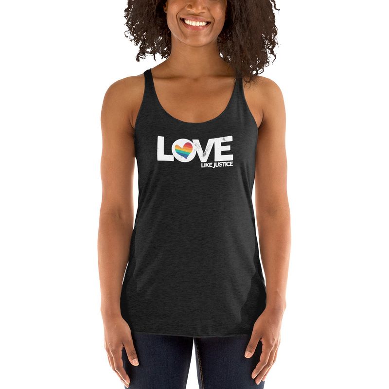Love Like Justice Racerback Tank