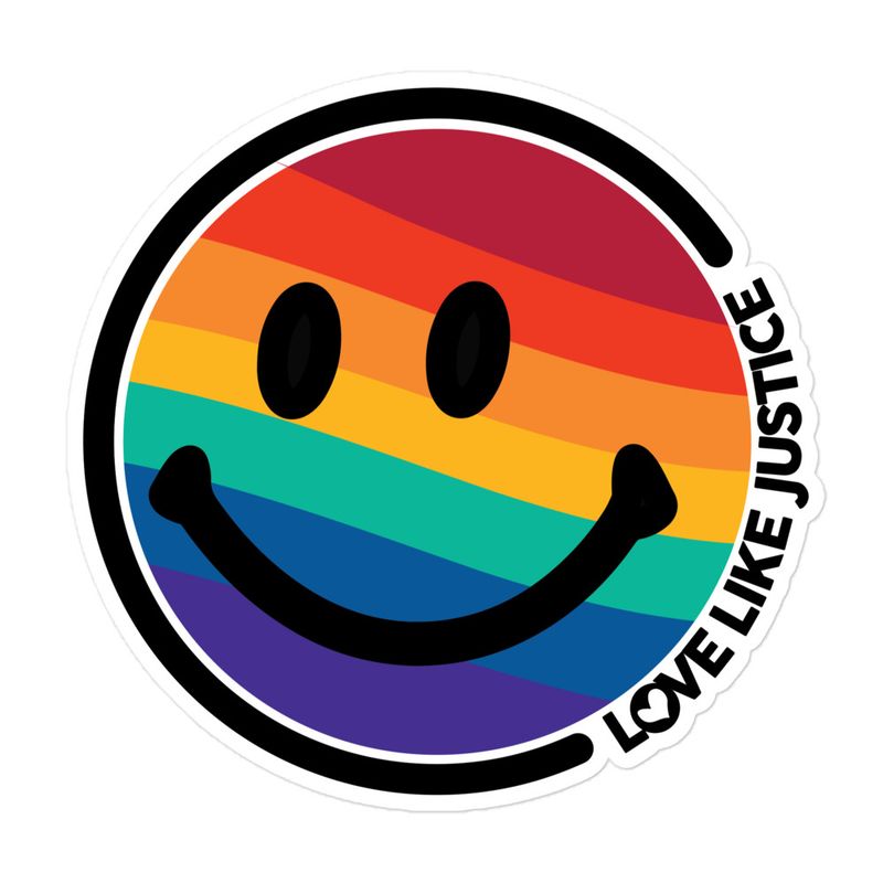 LLJ Smiley Face Bubble-free Stickers
