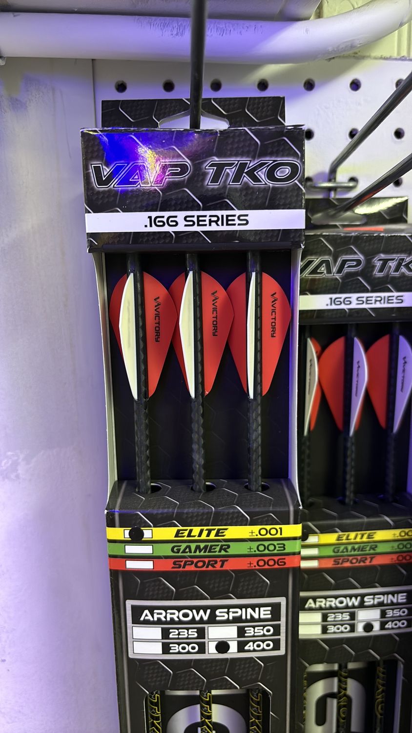 Victory Archery VAP TKO arrows .166 400