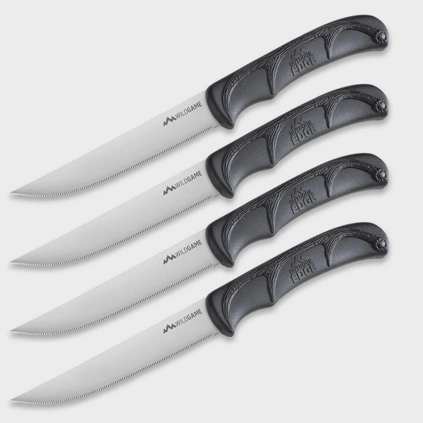 Outdoor Edge WILDGAME™ STEAK KNIFE SET- Black