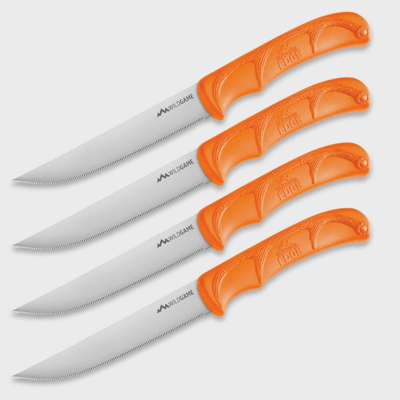 Outdoor Edge WILDGAME™ STEAK KNIFE SET - Orange