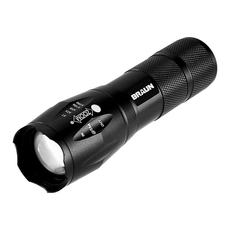 Braun Tactical Flashlight 590 Lumens