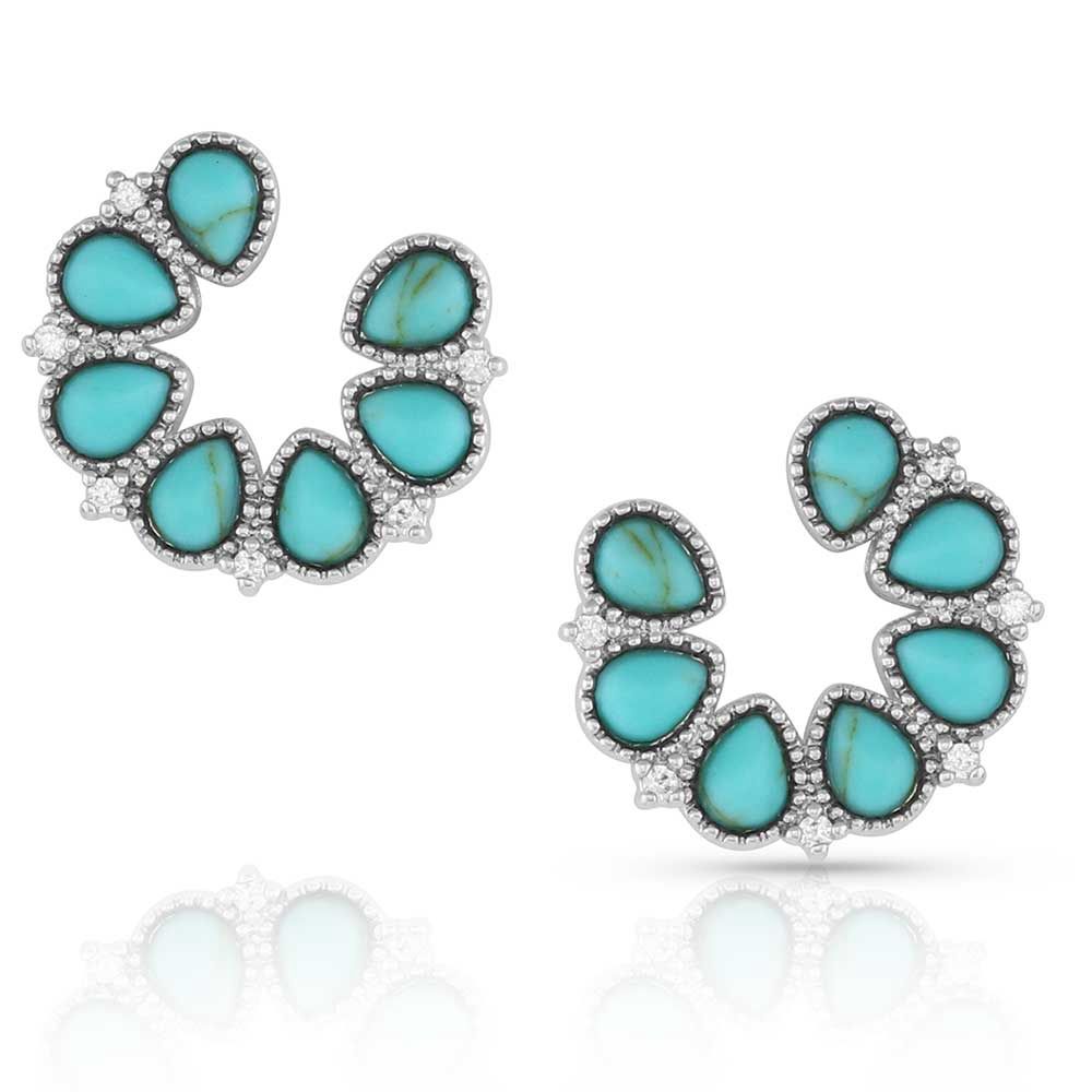 Montana Silversmith Earrings- Lucky 7 Turquoise