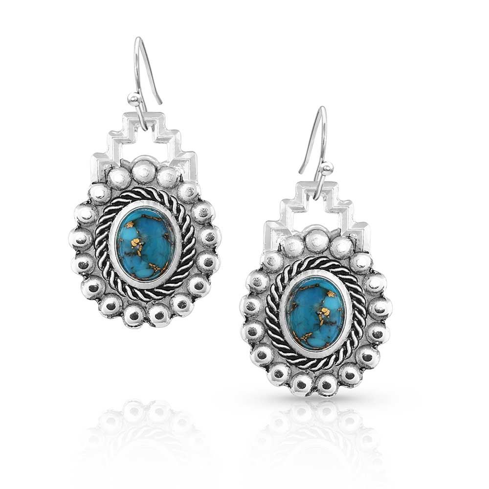 Montana Silversmith Earrings- Blue Spring Turquoise