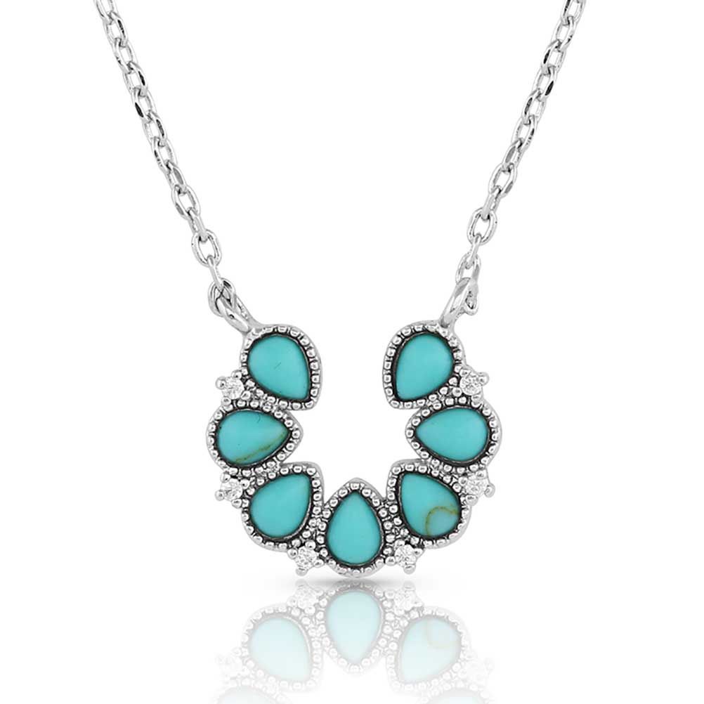 Montana Silversmith Necklace- Lucky 7 Turquoise