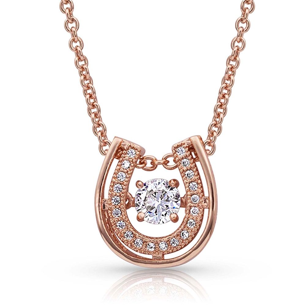 Montana Silversmith Necklace- Dancing Diamond Horseshoe