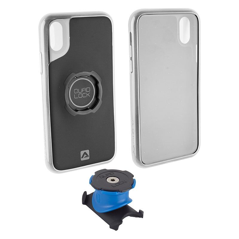 HBAR MOUNT QUAD LOCK BIKE KIT CELL PHONE HOLDER iPHONE Xs MAX BK