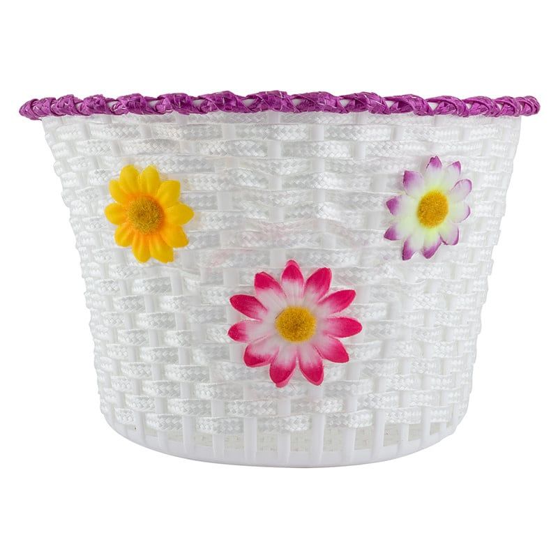 BASKET SUNLT FT PLSTC/WEAV STRP LG 11x8x7.25 w/STRAPS