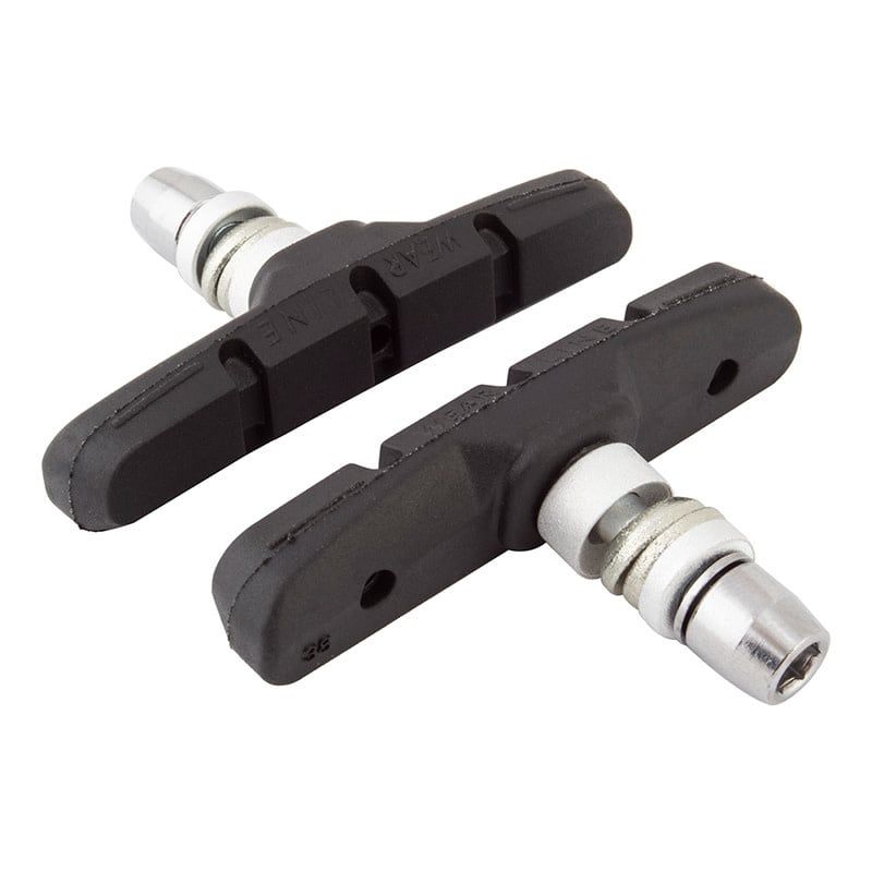 BRAKE SHOES SUNLT V-BRAKE w/HARDWARE BK