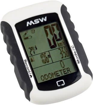 MSW Miniac 333 GPS BLE Bike Computer - GPS, Wireless, White