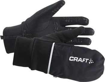 CRAFT HYBRID WEATHER GLOVE BLACK 10/L