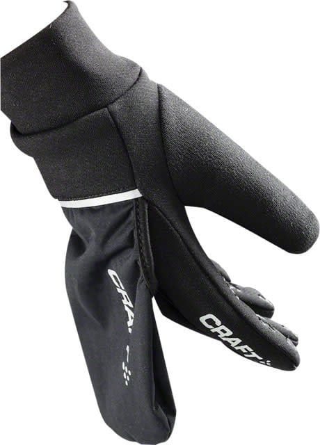 Craft Hybrid Weather Gloves - Black, Full Finger, 2X-Large