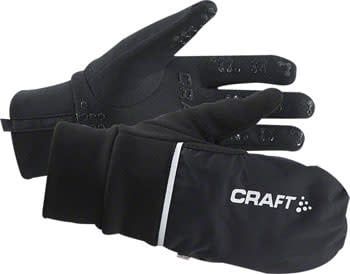 Craft Hybrid Weather Gloves - Black, Full Finger, X-Large