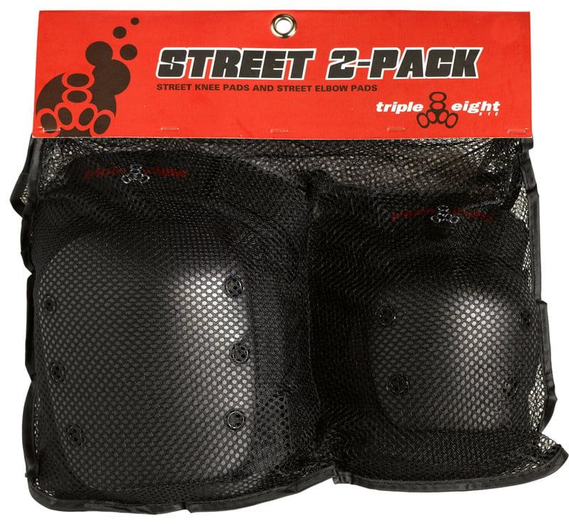 PAD SET TRIPLE8 STREET-2 ELBOW/KNEE XS