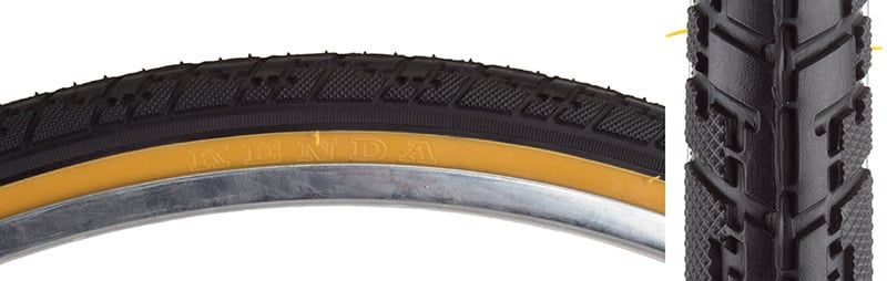 TIRE SUNLT 26x1-3/8 BK/GM HYBRID K830 WIRE