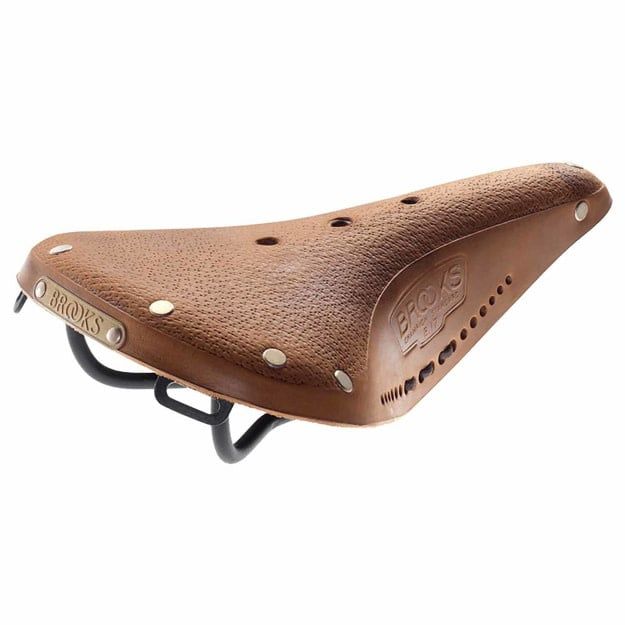Brooks B17 Softened Saddle - Steel, Tan, Men&#39;s