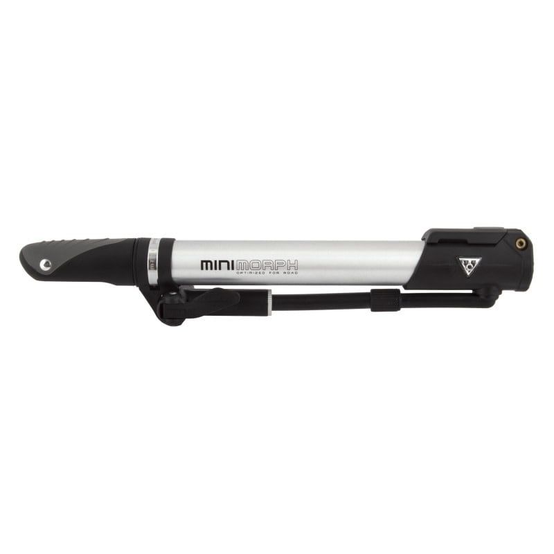 Topeak Mini Morph Mini Pump - 160psi, Silver/Black