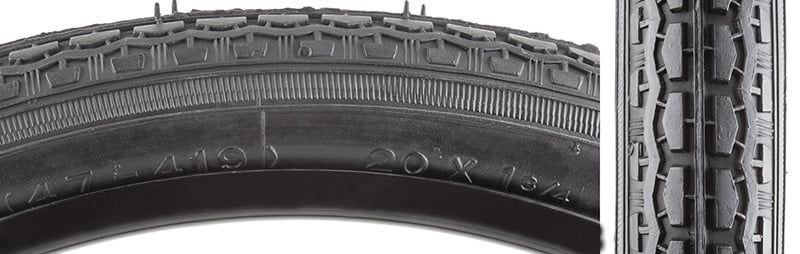 TIRE SUNLT 20x1-3/4 S7 BK/BK STREET WIRE