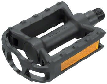 Dimension Junior Pedals - Platform, Plastic, 1/2&quot;, Black