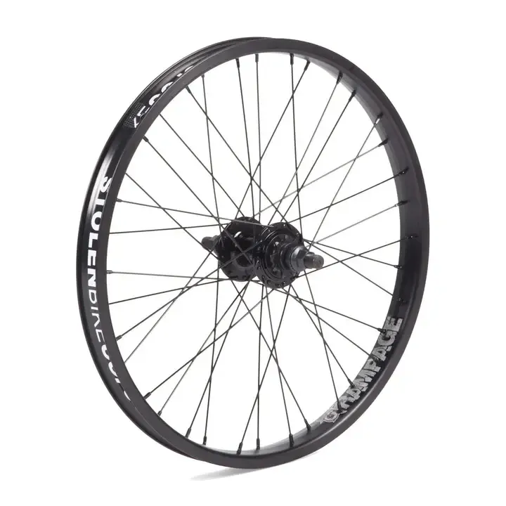Stolen Rampage Rear Wheel - 20&quot;, 14 x 110mm, Rim Brake, Cassette, Black, Clincher
